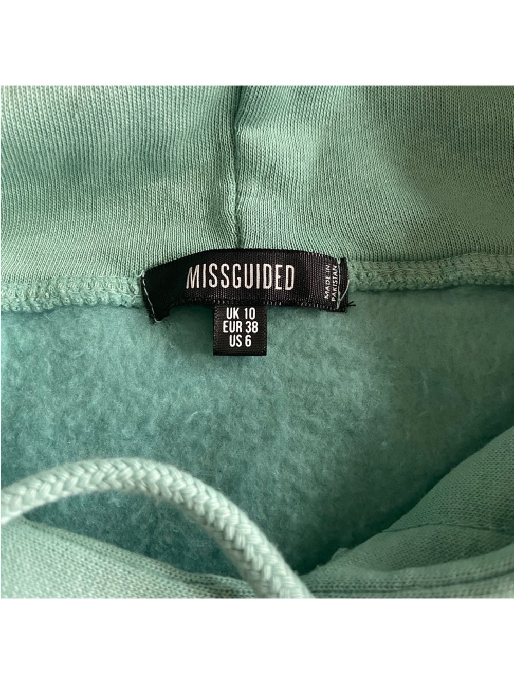 ☀️ Missguided ☀️ oversized teal hoodie - Picture 4 of 7